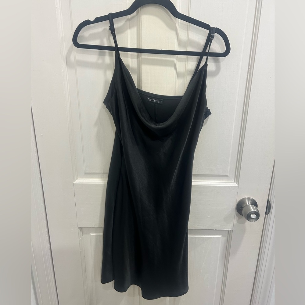 Satin mini dress